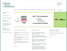 Tablet Screenshot of chevez.com